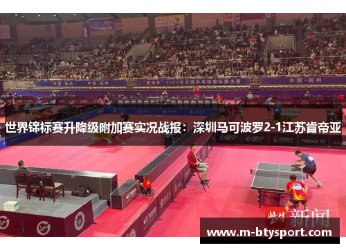 世界锦标赛升降级附加赛实况战报：深圳马可波罗2-1江苏肯帝亚